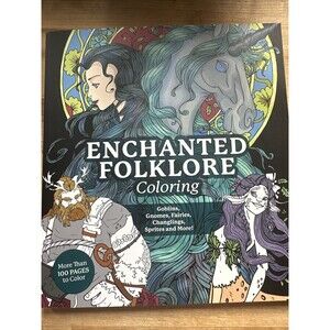 Enchanted Folklore Coloring: Goblins, Gnomes, Fairies, Changelings, Sprit - GOOD